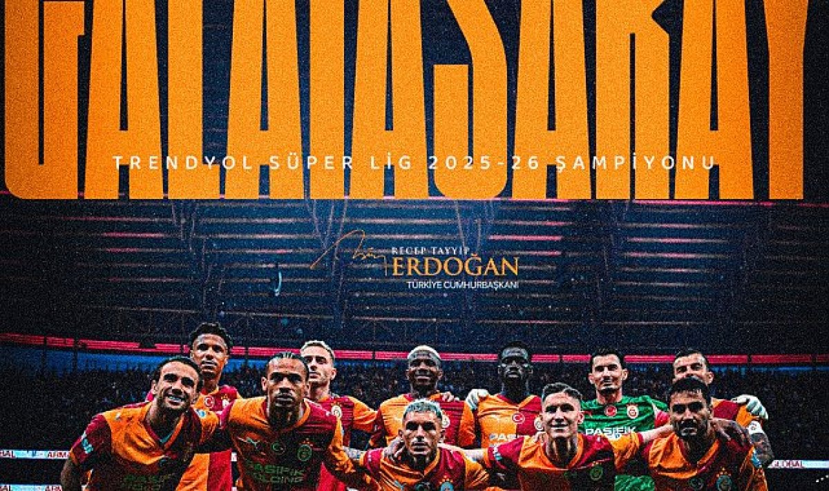Başkan Erdoğan’dan Galatasaray’a tebrik mesajı