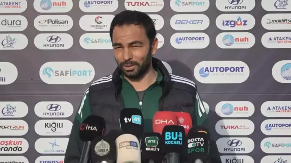 Kocaelispor Teknik Direktörü Selçuk İnan’dan Eleştirilere Net Yanıt